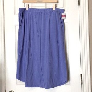 Vintage Fresh Produce long Avery XXL skirt in Periwinkle